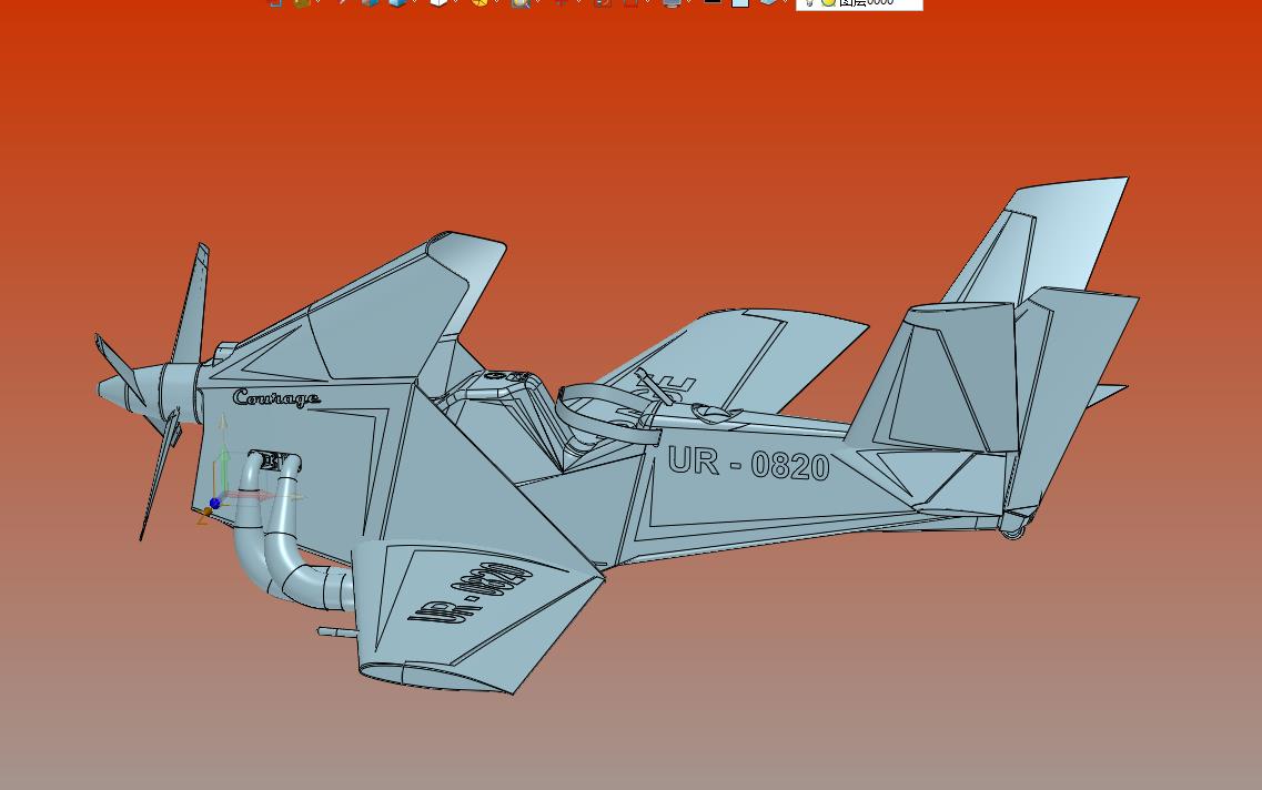 能够飞上天的摩托车