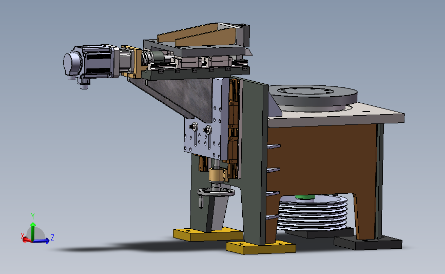 结构详细的简易车床3D图纸 Solidworks设计 附工程图
