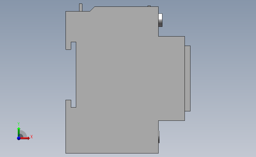 2P(接地)[16A]德力西插座_SOLIDWORKS 2018_模型图纸下载 – 懒石网