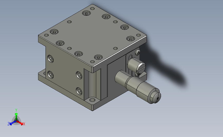 交叉滚柱型Z轴滑台-水平安装 DGZH60 DGZH80 DGZH90