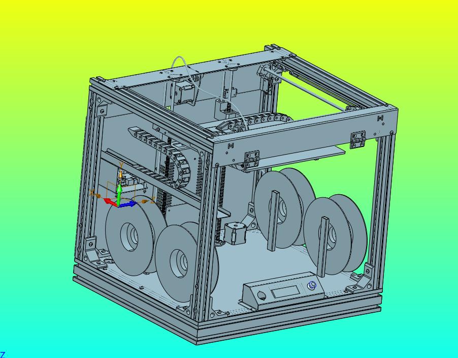 ABS碳纤维高精度恒温工业级3d打印机