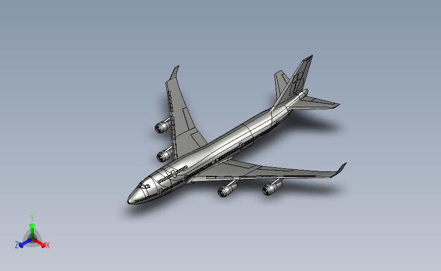 Boeing美国波音客货混装型747飞机