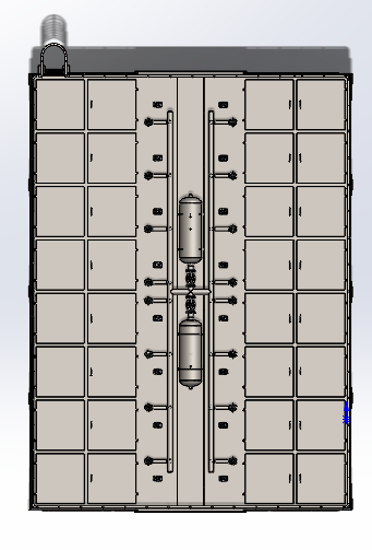 PPCS96-2×8气箱式脉冲袋式除尘器