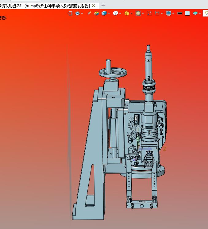 trumpf光纤脉冲半导体激光振镜发射器