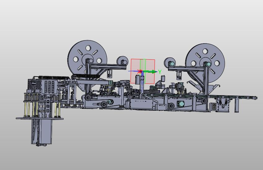 按钮弹簧片自动组装堆垛