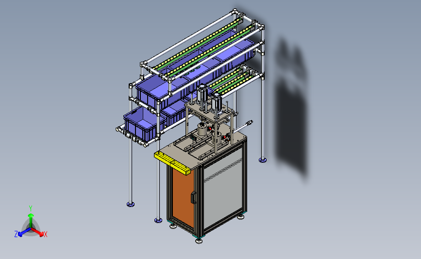 按钮开关芯压机装配