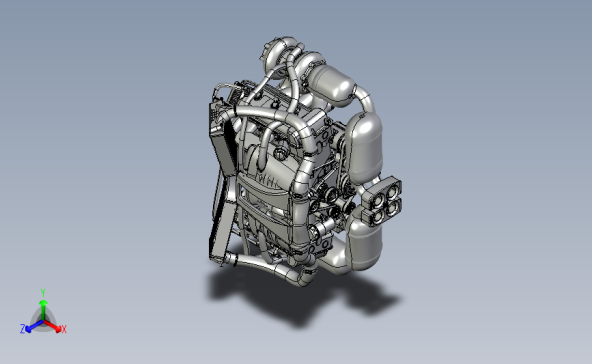 保时捷GT2发动机引擎