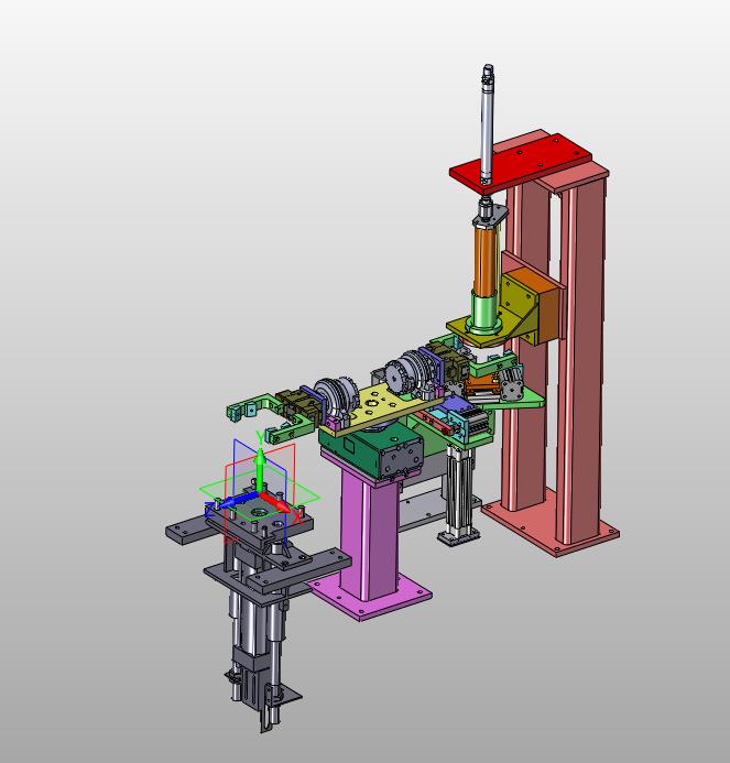 泵体外壳顶升自动上料压机