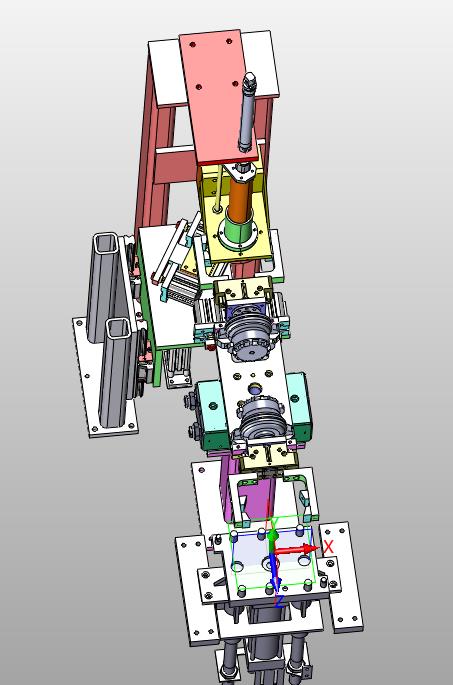 泵体外壳顶升自动上料压机