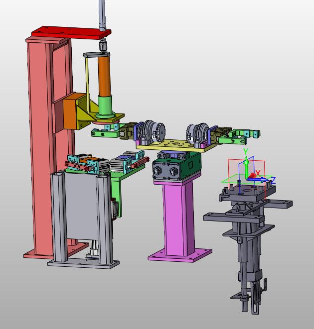 泵体外壳顶升自动上料压机