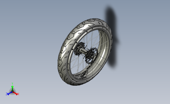 变速多齿轮碟刹自行车轮胎详细