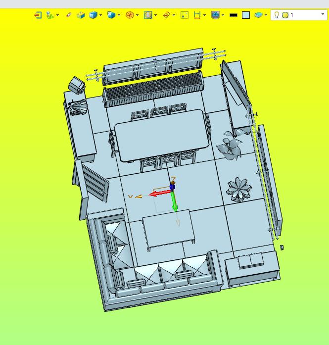 别墅大户型现代简约客厅