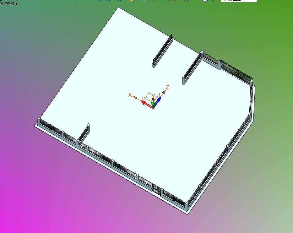 别墅厂区整体围栏前后大门