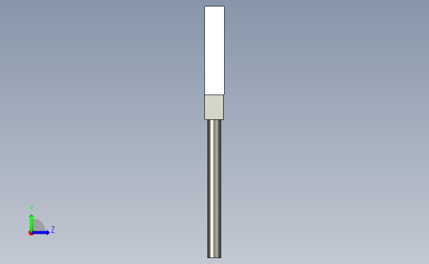 松下超薄型限定放射型光电传感器EX-14A 左侧视图