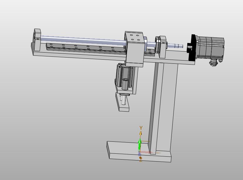 伺服气动压合抓手