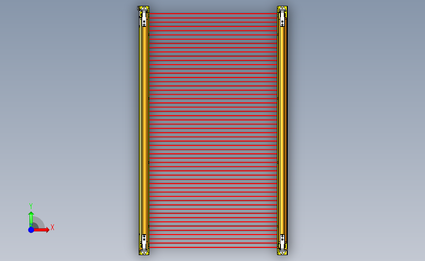 带安装支架的光栅GL-R56H_L_STEP_模型图纸下载 – 懒石网