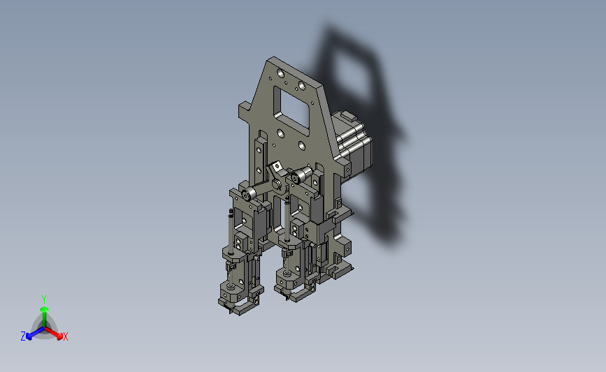 单电机左右循环上下吸盘夹具