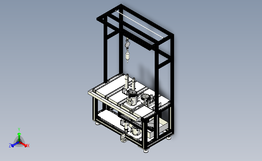 定子吊装上料卡簧装配