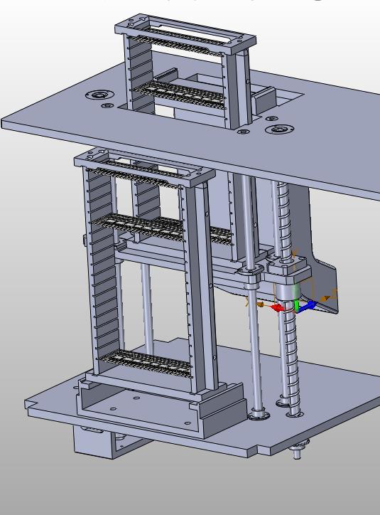 堆叠物料举升分离机械