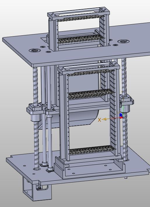 堆叠物料举升分离机械