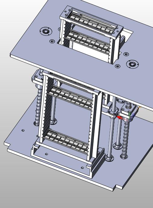 堆叠物料举升分离机械