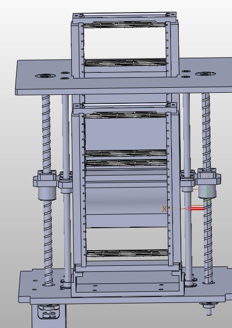 堆叠物料举升分离机械