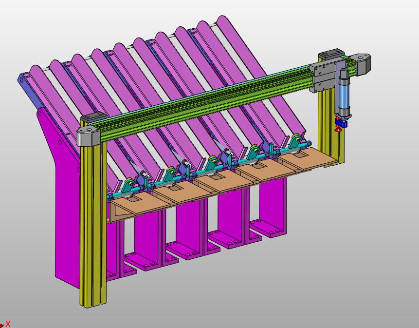堆叠纸板分离翻转机