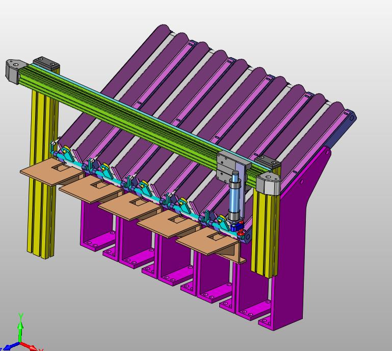 堆叠纸板分离翻转机