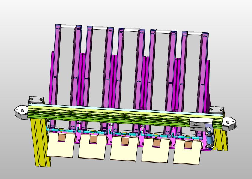 堆叠纸板分离翻转机