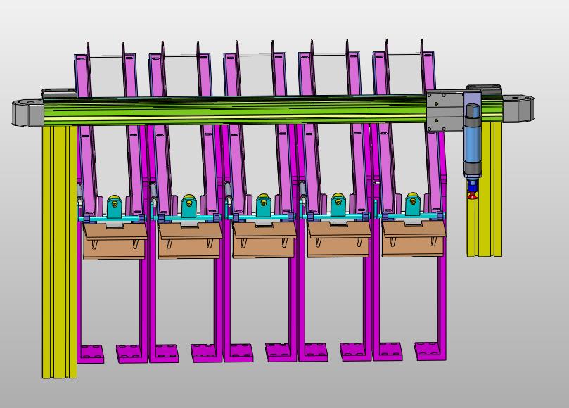 堆叠纸板分离翻转机