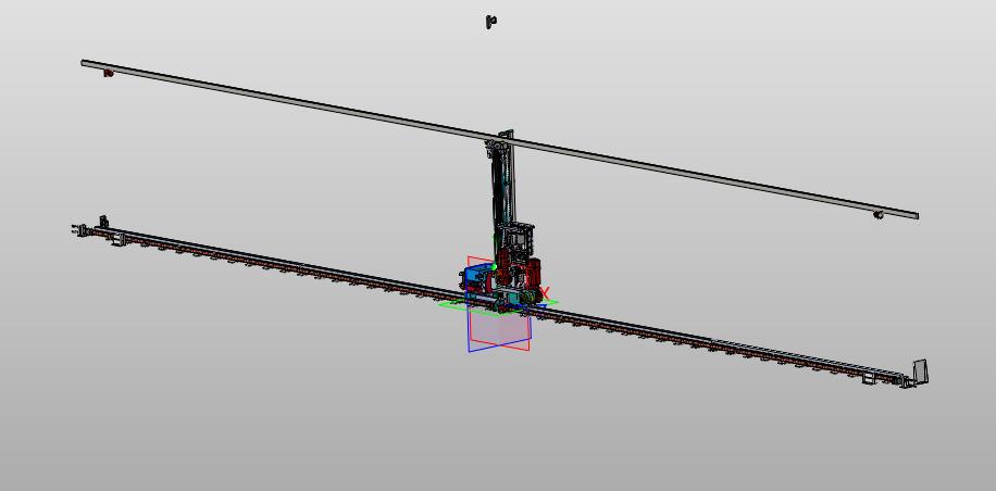 堆垛机安装总成