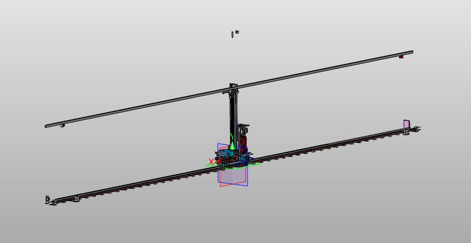 堆垛机安装总成
