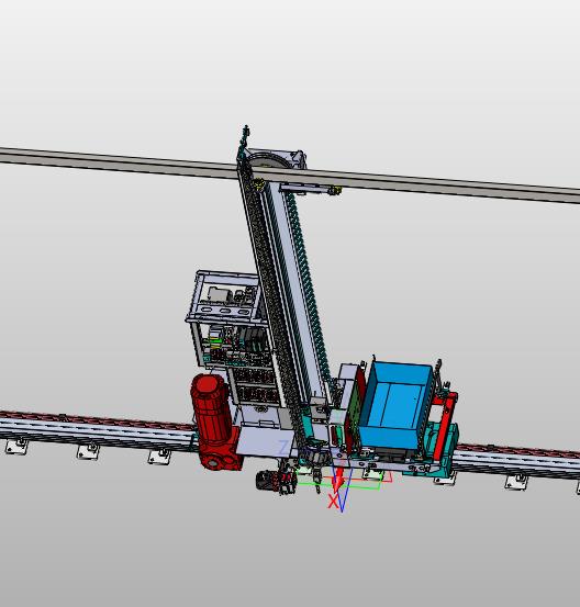 堆垛机安装总成