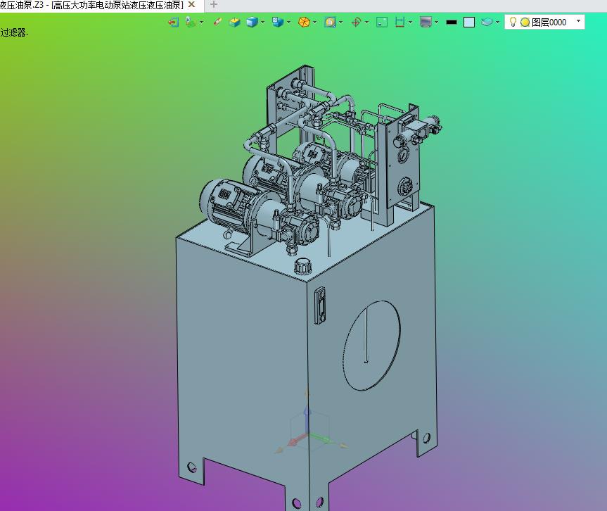 高压大功率电动泵站液压液压油泵