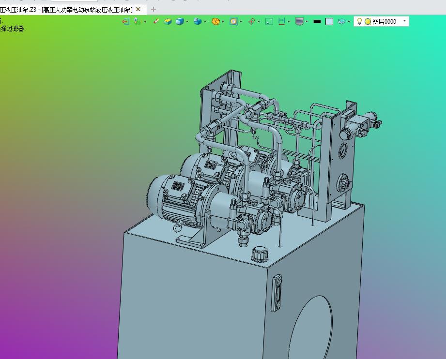 高压大功率电动泵站液压液压油泵