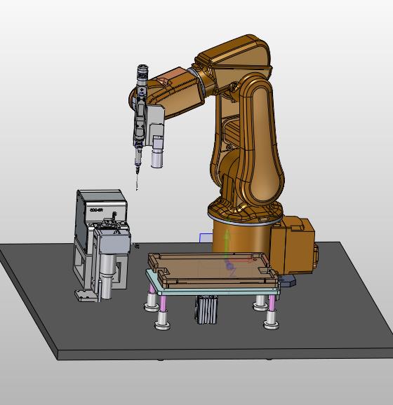 机器人自动装配螺栓
