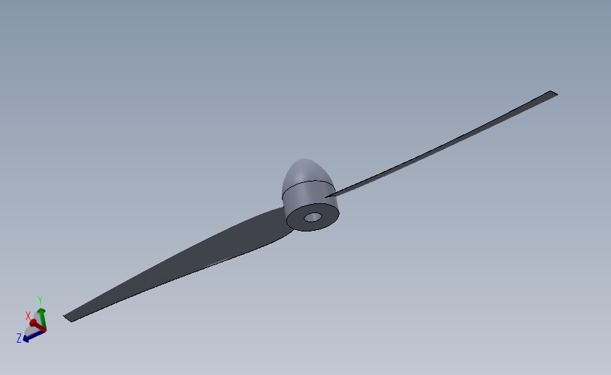 Hor04 13inch Propeller 螺旋桨 Solidworks 2016 模型图纸下载 懒石网