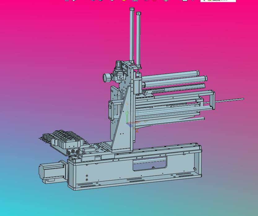 卷料布料输送夹紧伺服纠偏机构