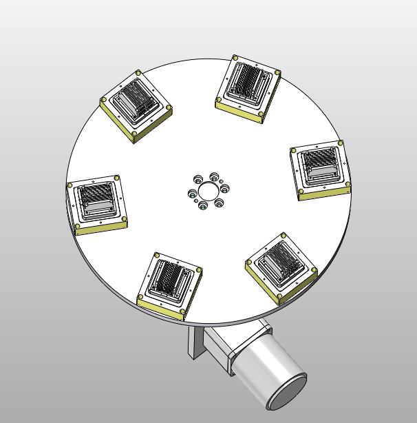 六工位旋转转台分度台