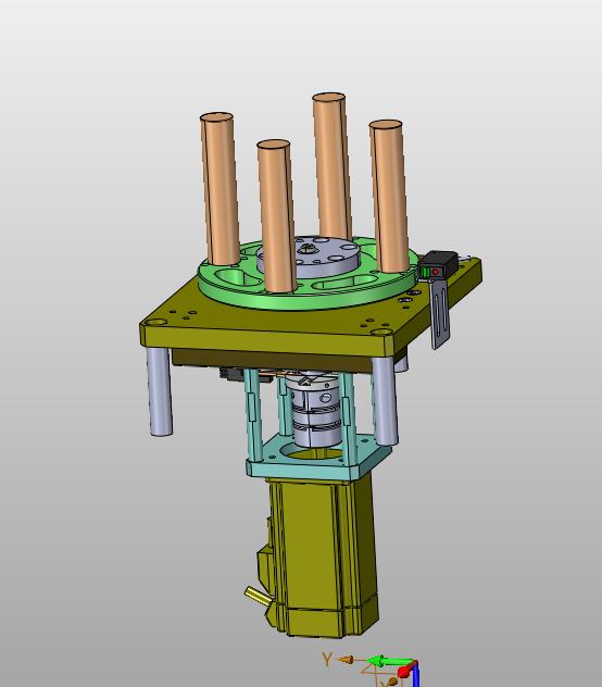 密封圈旋转料仓组件