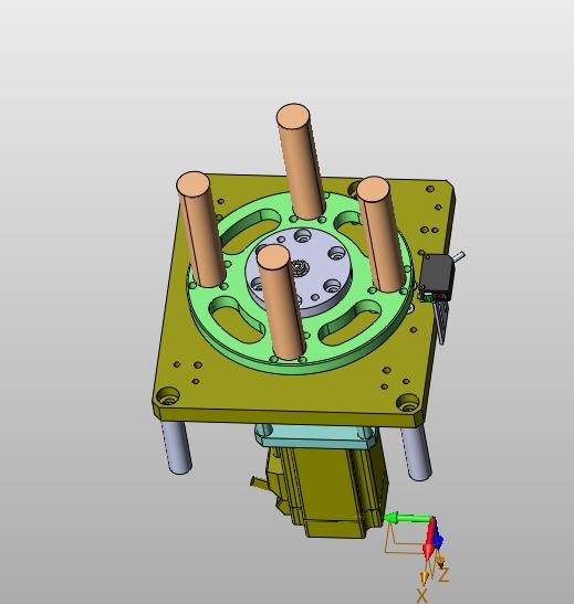 密封圈旋转料仓组件