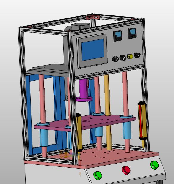 平面合装扣压压机