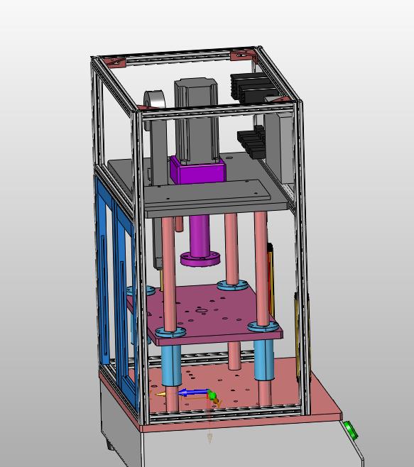 平面合装扣压压机