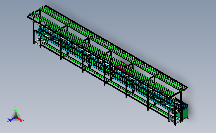 人工分装循环产线
