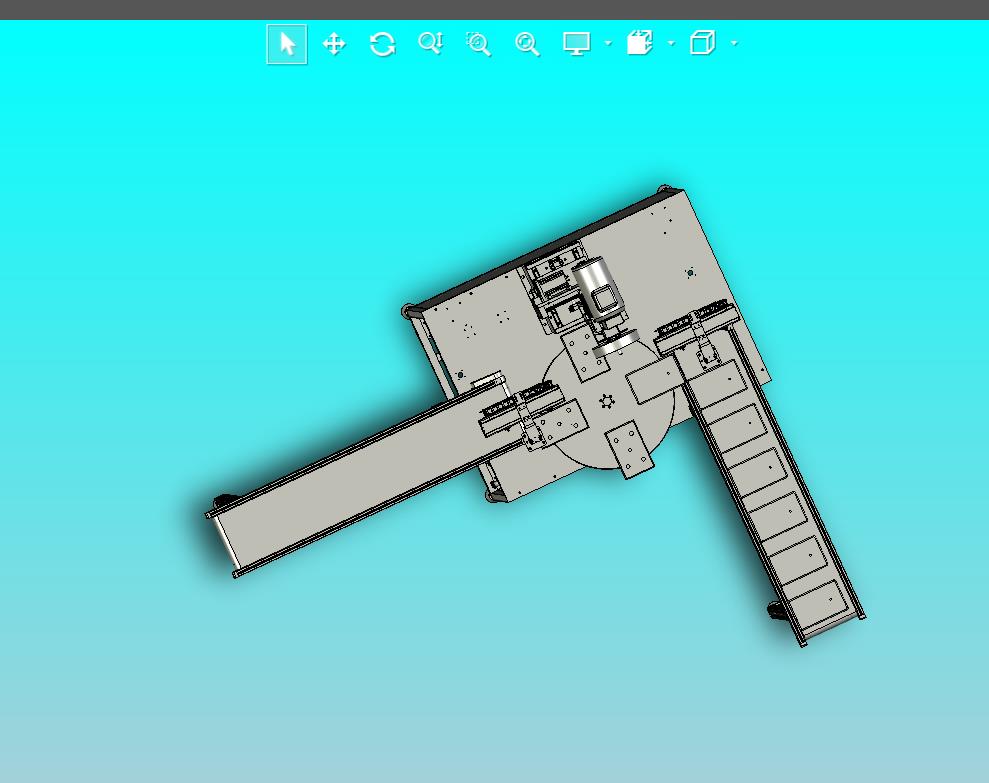 三轴全自动上下料加工件打磨设备