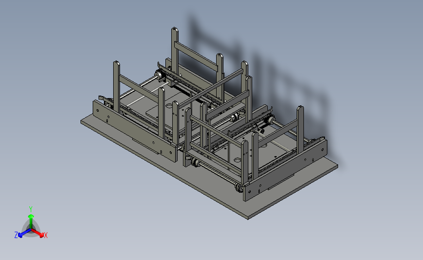上下料空满托盘堆垛举升分离机构