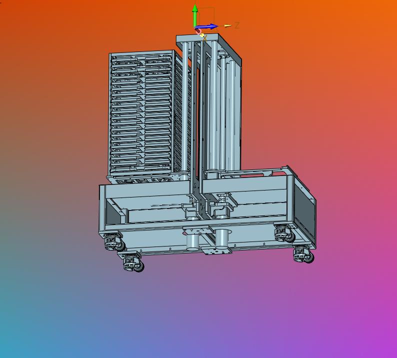 升降式货架托盘移动堆垛平台