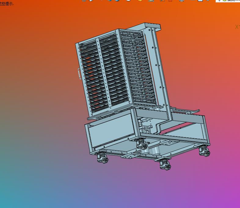 升降式货架托盘移动堆垛平台
