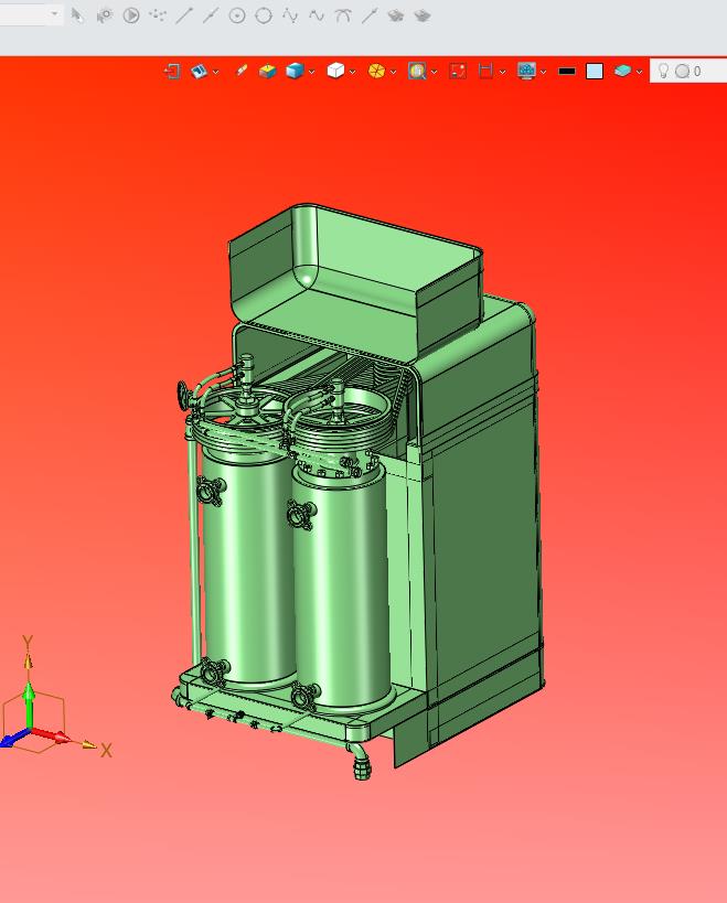 双罐液体搅拌混合机