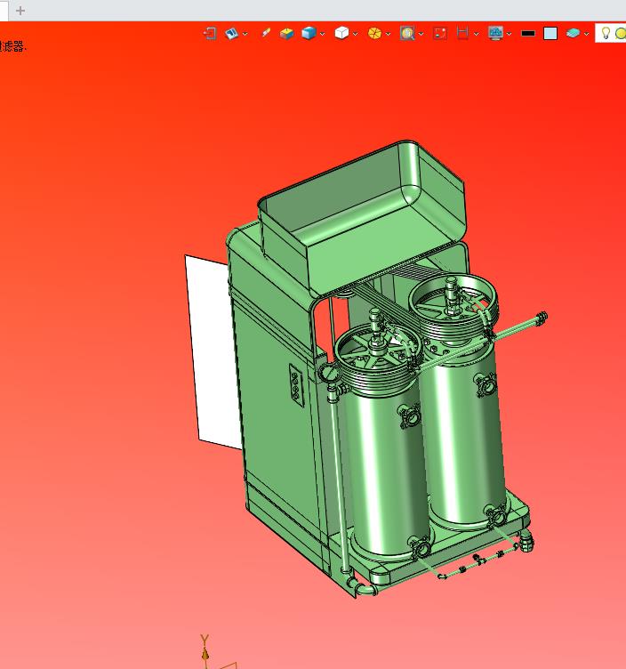 双罐液体搅拌混合机